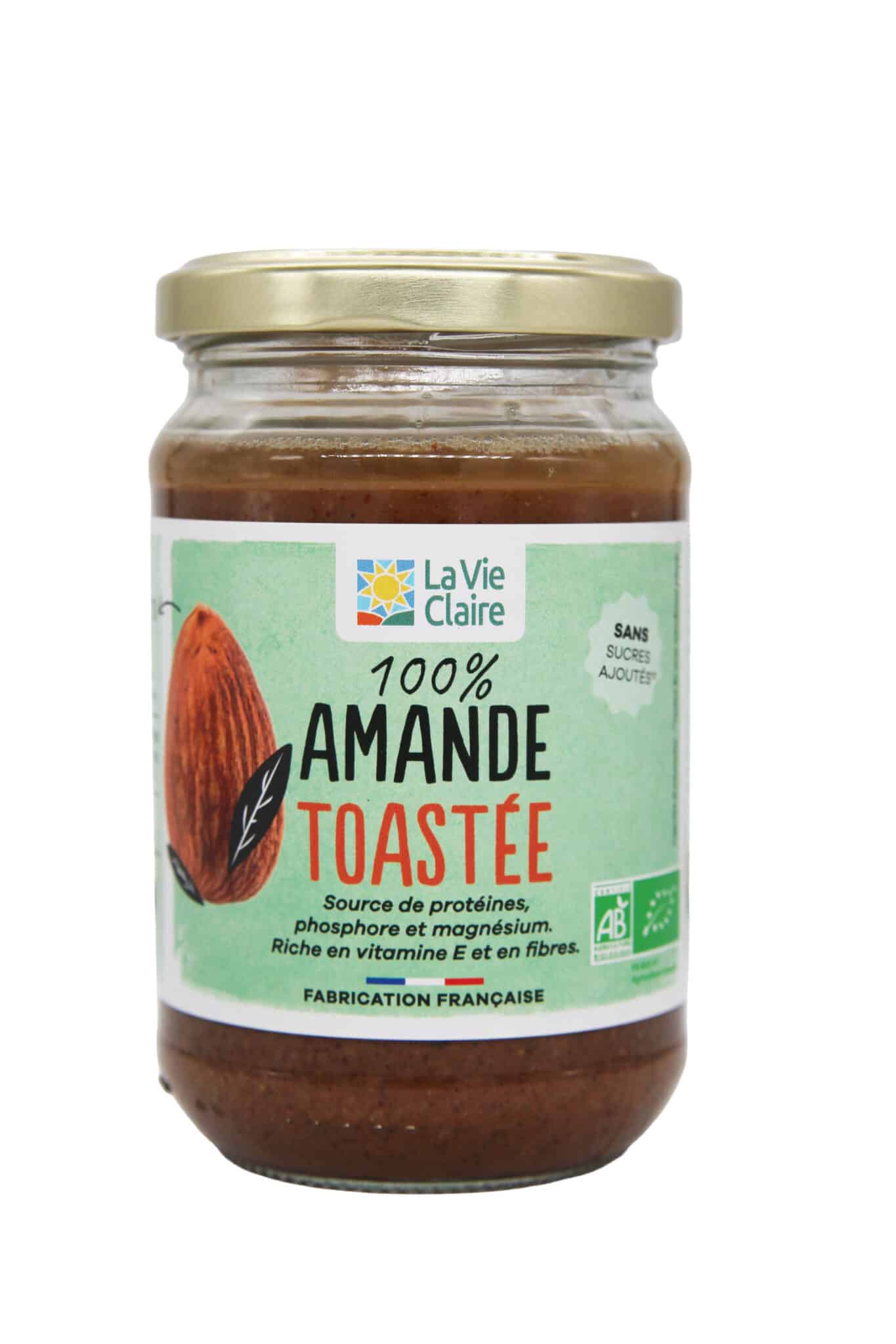 Purée d'amande complète toastée bio