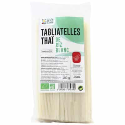 Tagliatelles de riz blanc