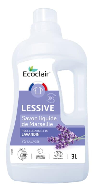 Lessive à l'huile essentielle de lavandin