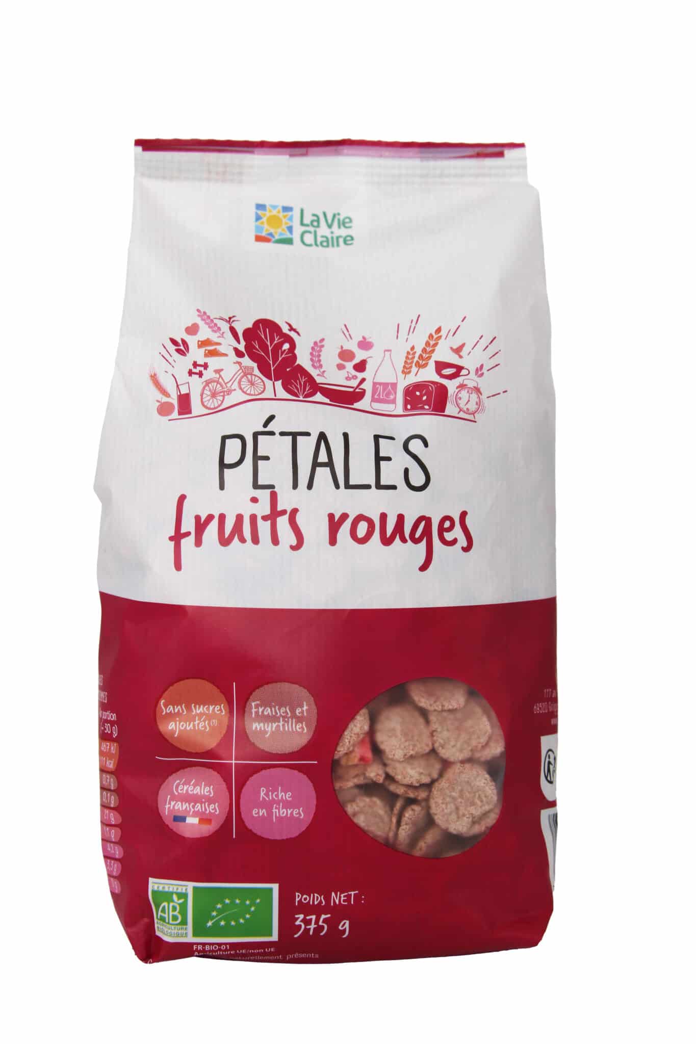 Pétales aux fruits rouges