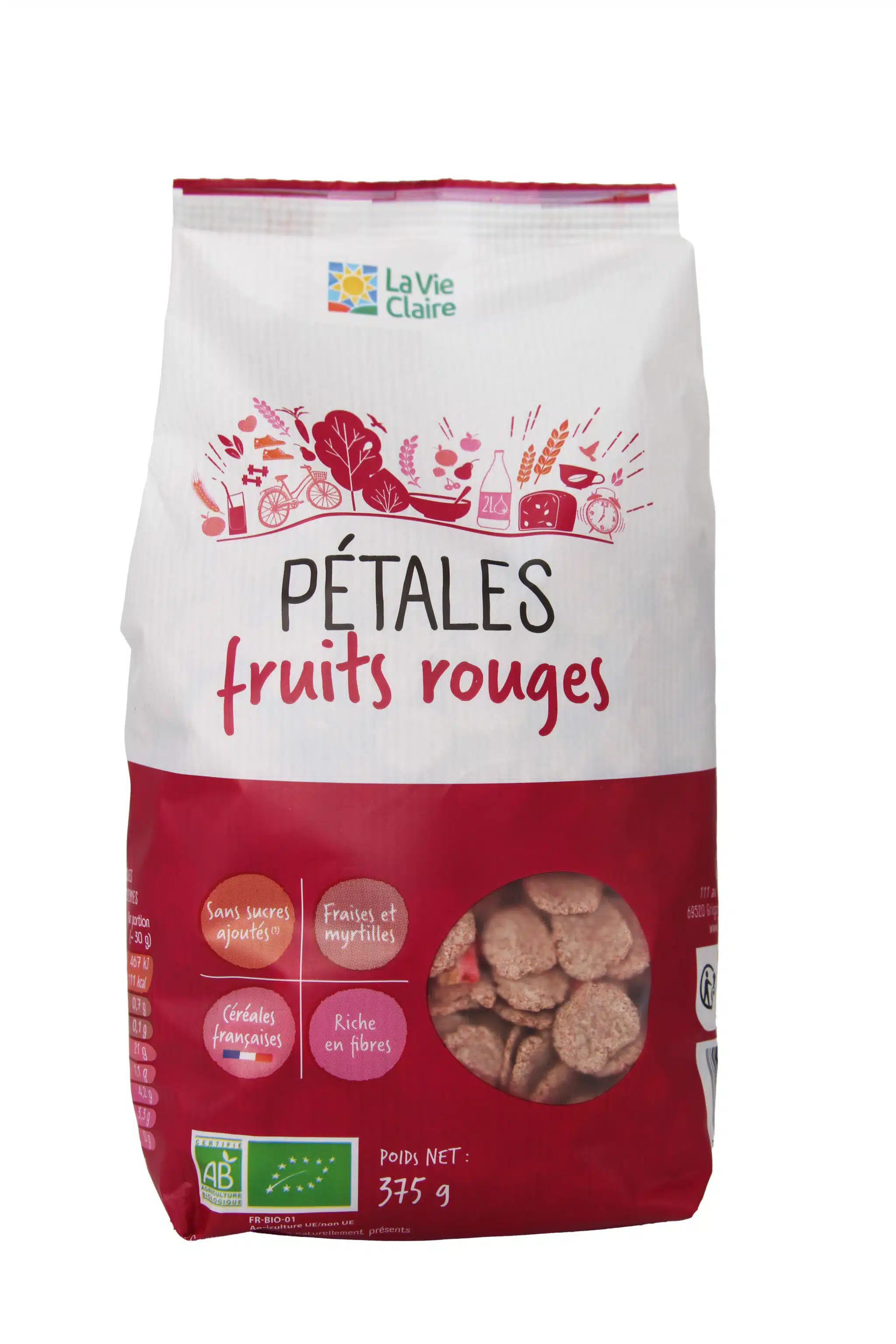 Pétales aux fruits rouges