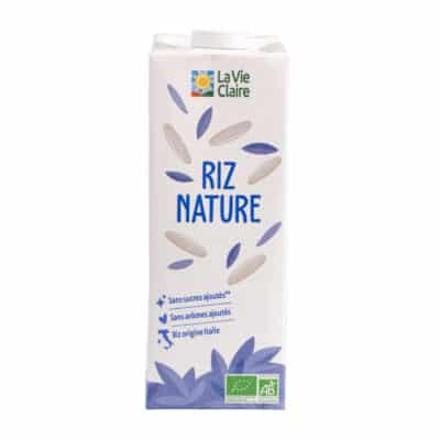 Boisson au riz nature bio