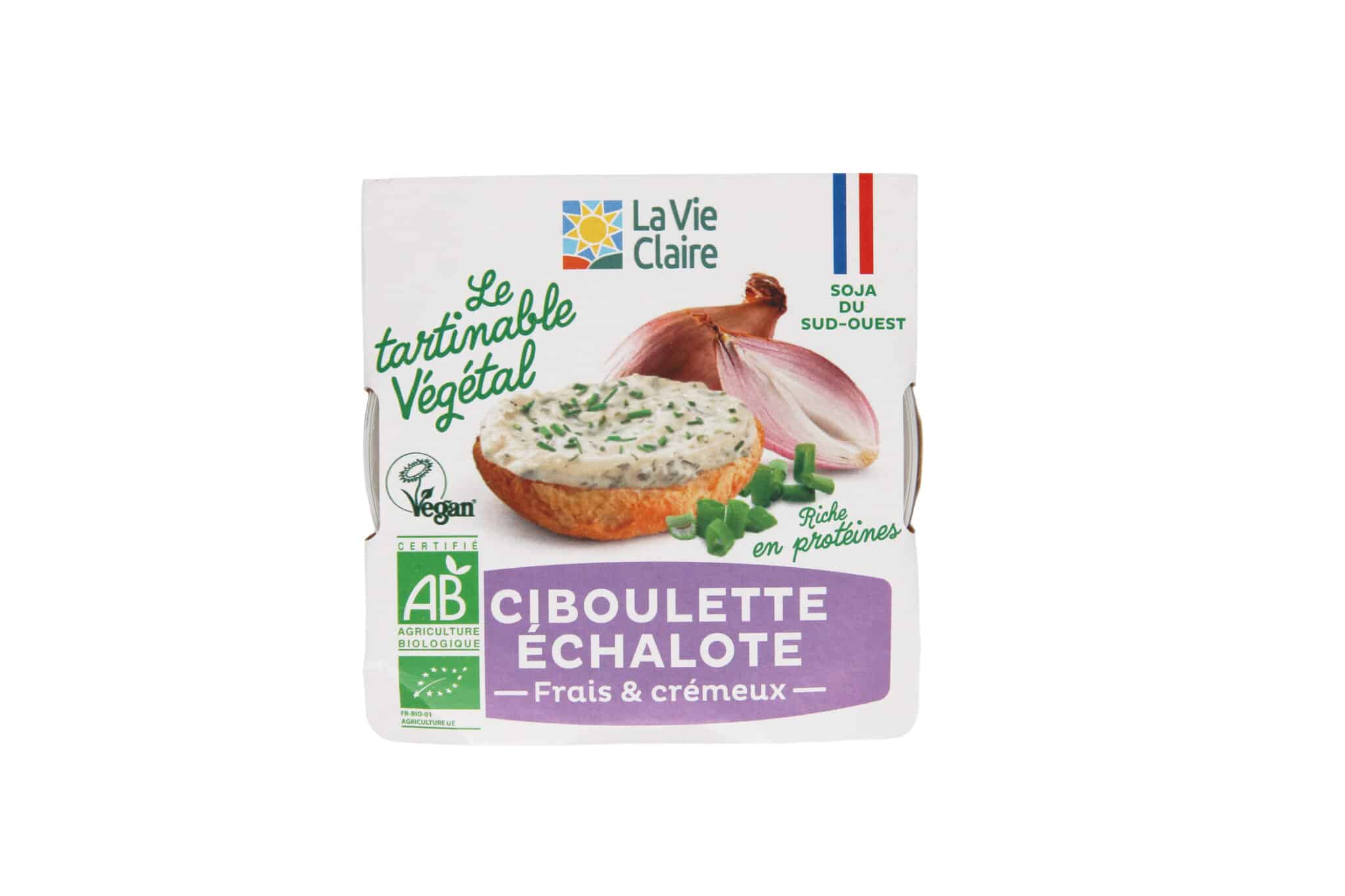 Tartinable végétal échalote et ciboulette bio