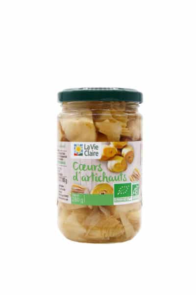 Coeurs d'artichauts au naturel bio