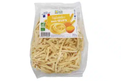 Tagliatelles aux ufs bio