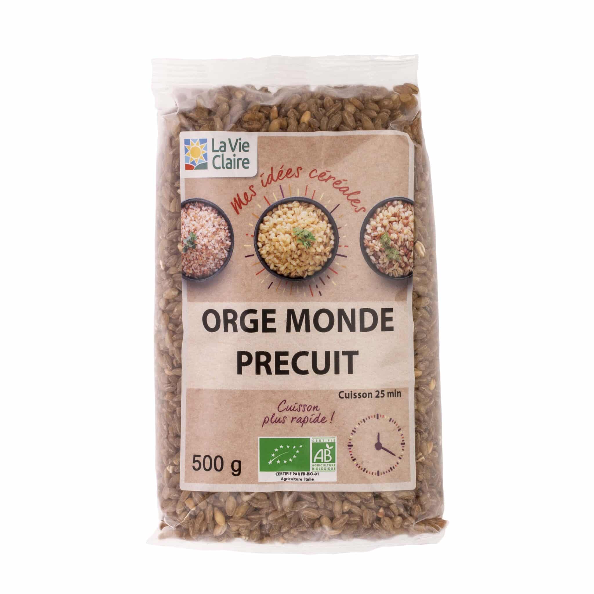Orge mondé précuit bio