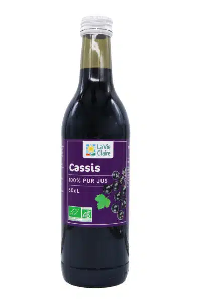 Pur jus de cassis bio