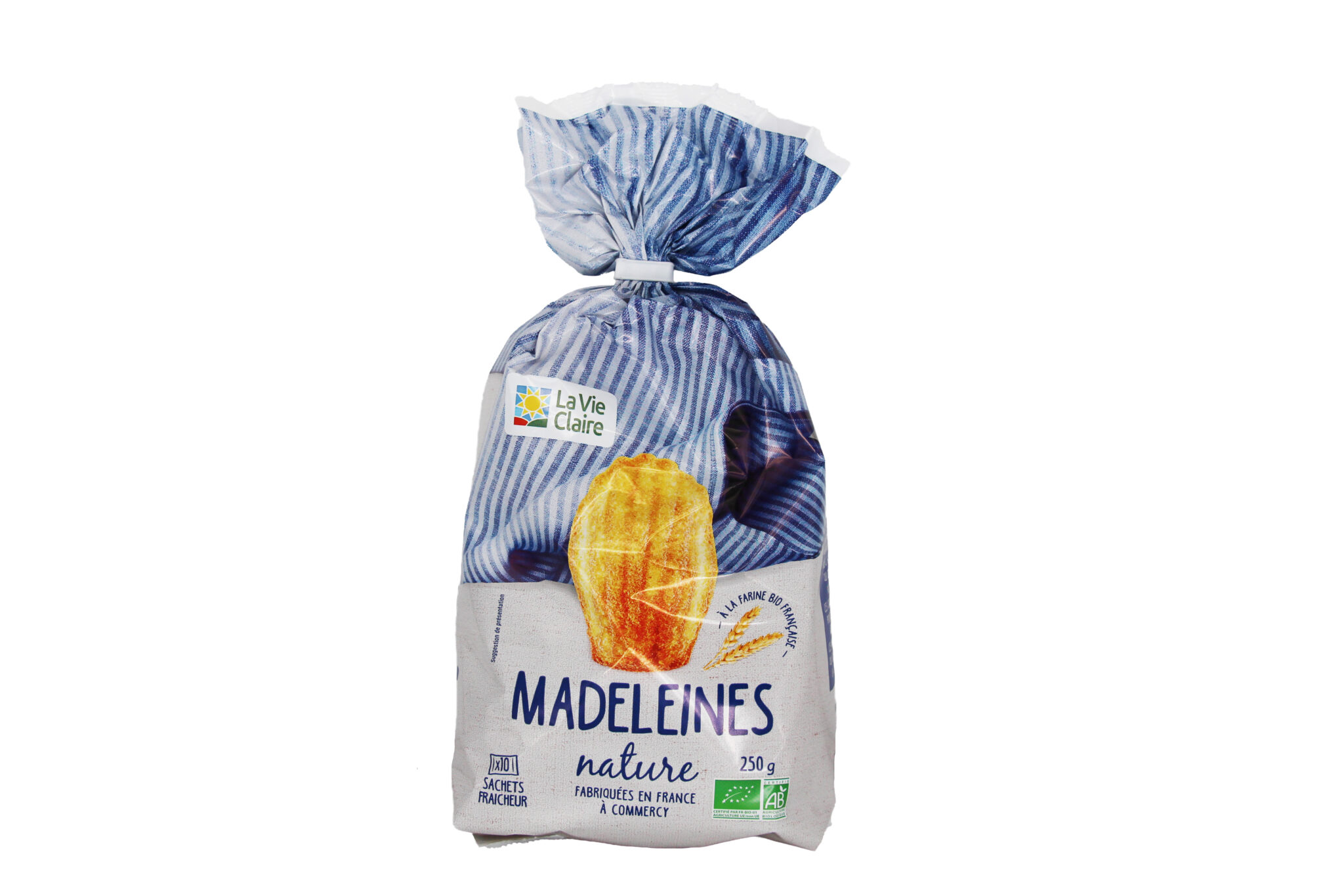Madeleines aux oeufs bio