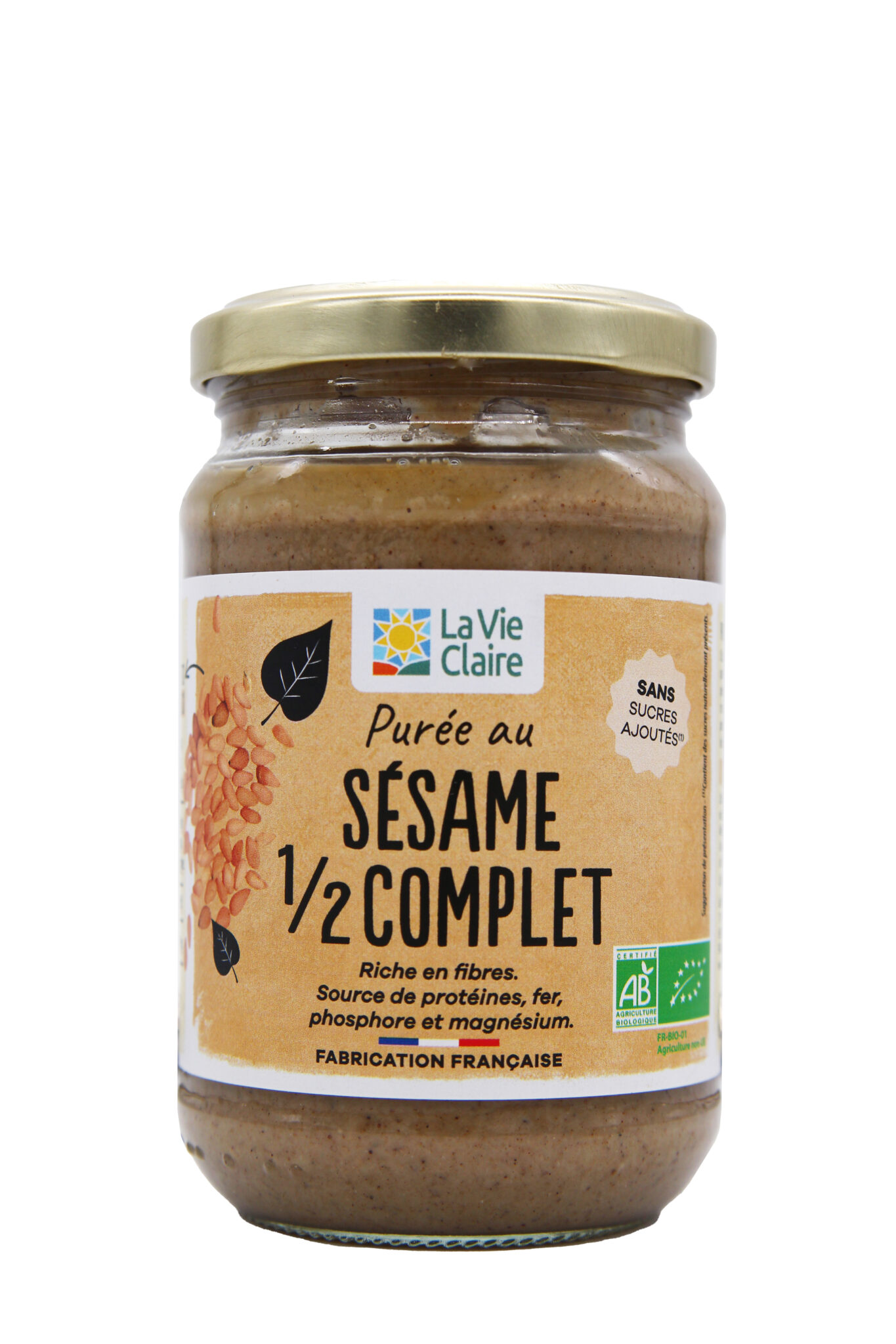 Purée de sésame 1/2 complet bio