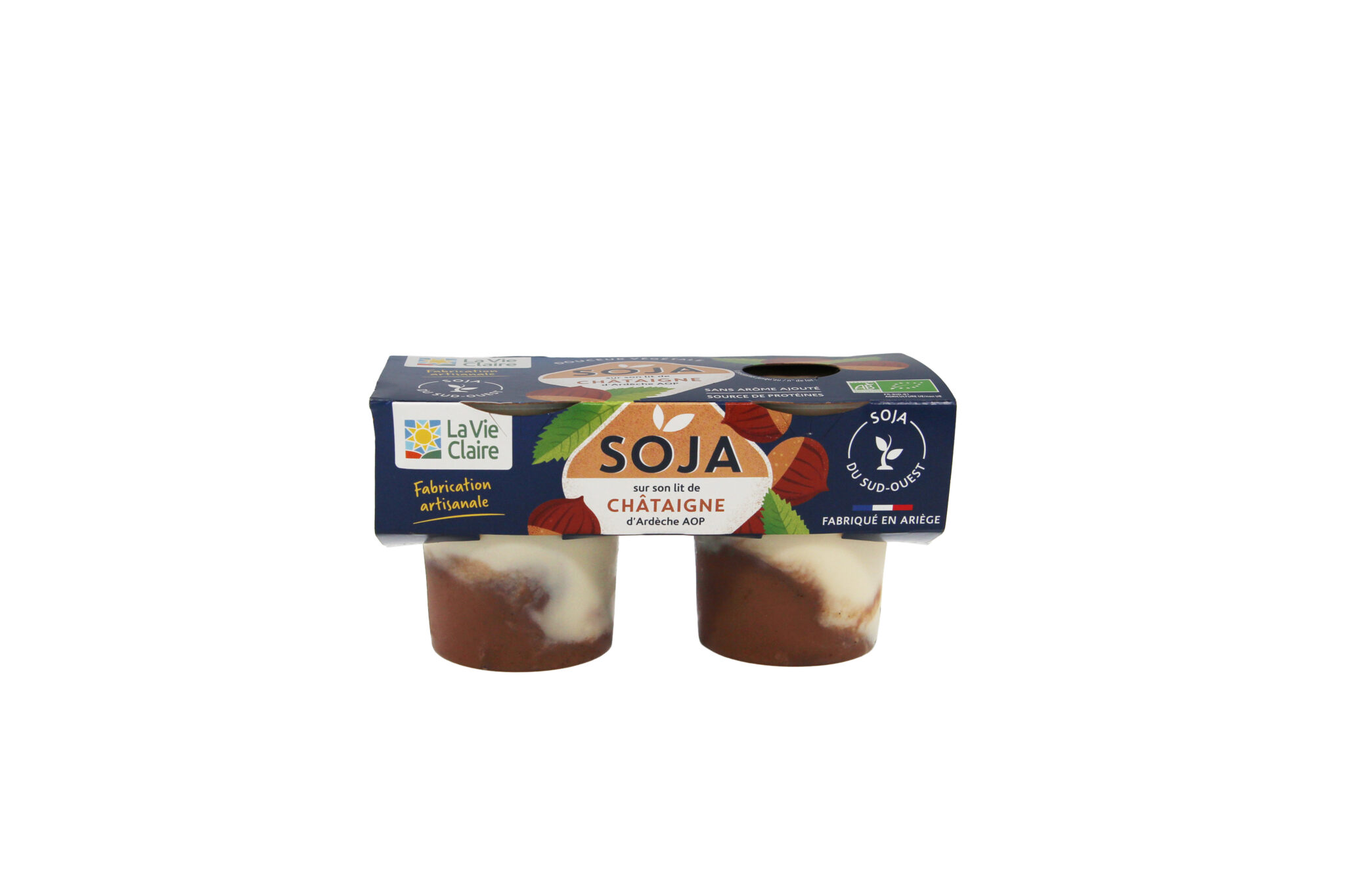 Dessert Soja bicouche chataigne bio