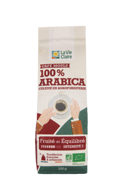 Café pur arabica moulu bio