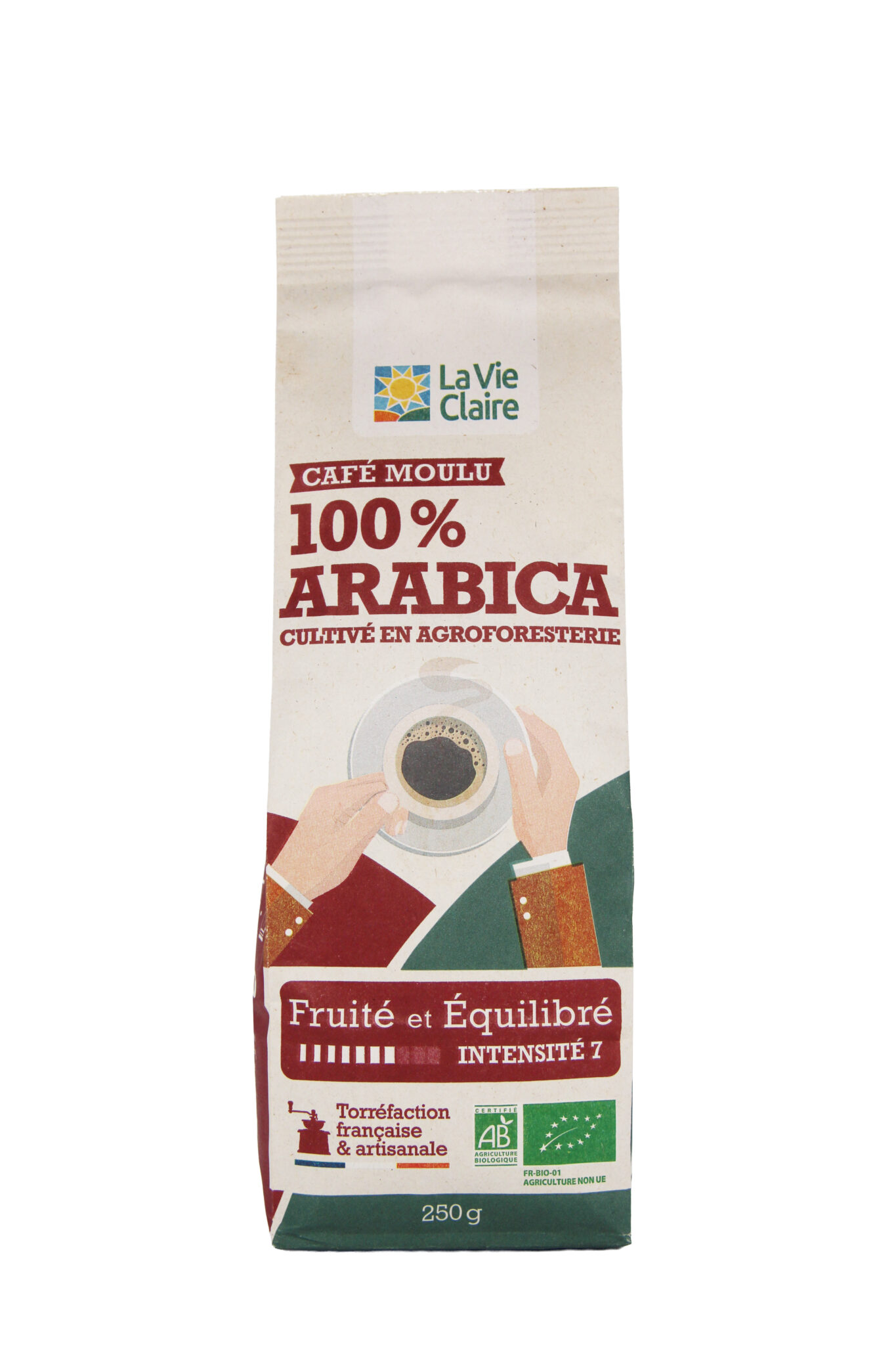 Café pur arabica moulu bio