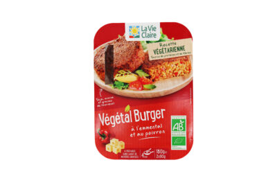 Végé burger emmental, poivron (6x180g) BIO