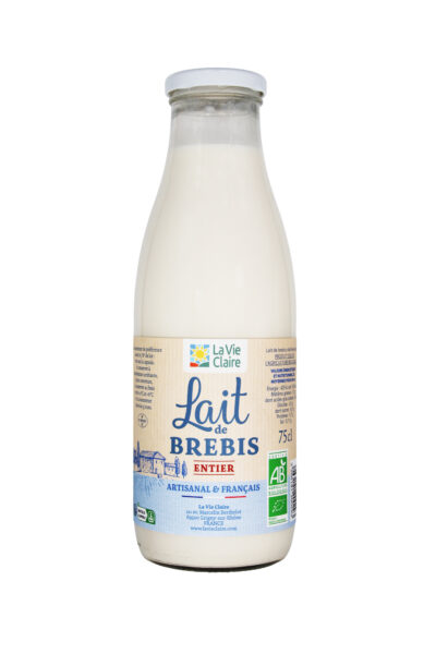 Lait de brebis entier bio