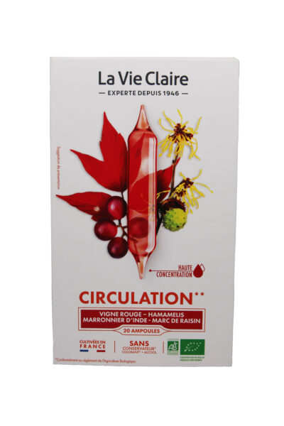 Circulation - 20 ampoules bio