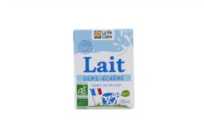 Lait 1/2 écrémé bio