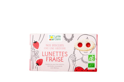 Lunettes à la fraise bio