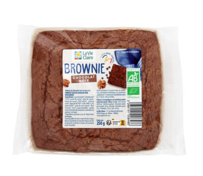 Brownie au chocolat et noix bio