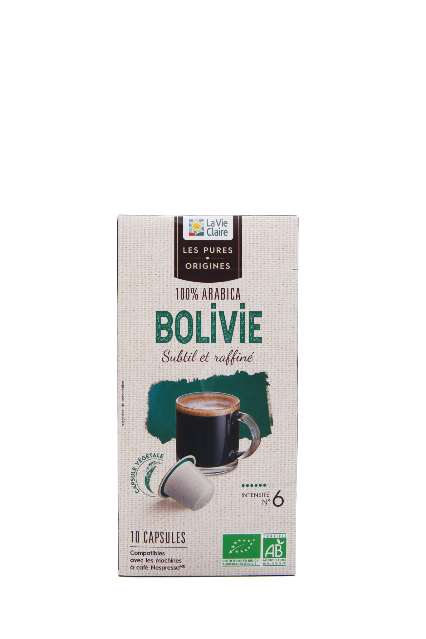 Capsules de café Bolivie bio