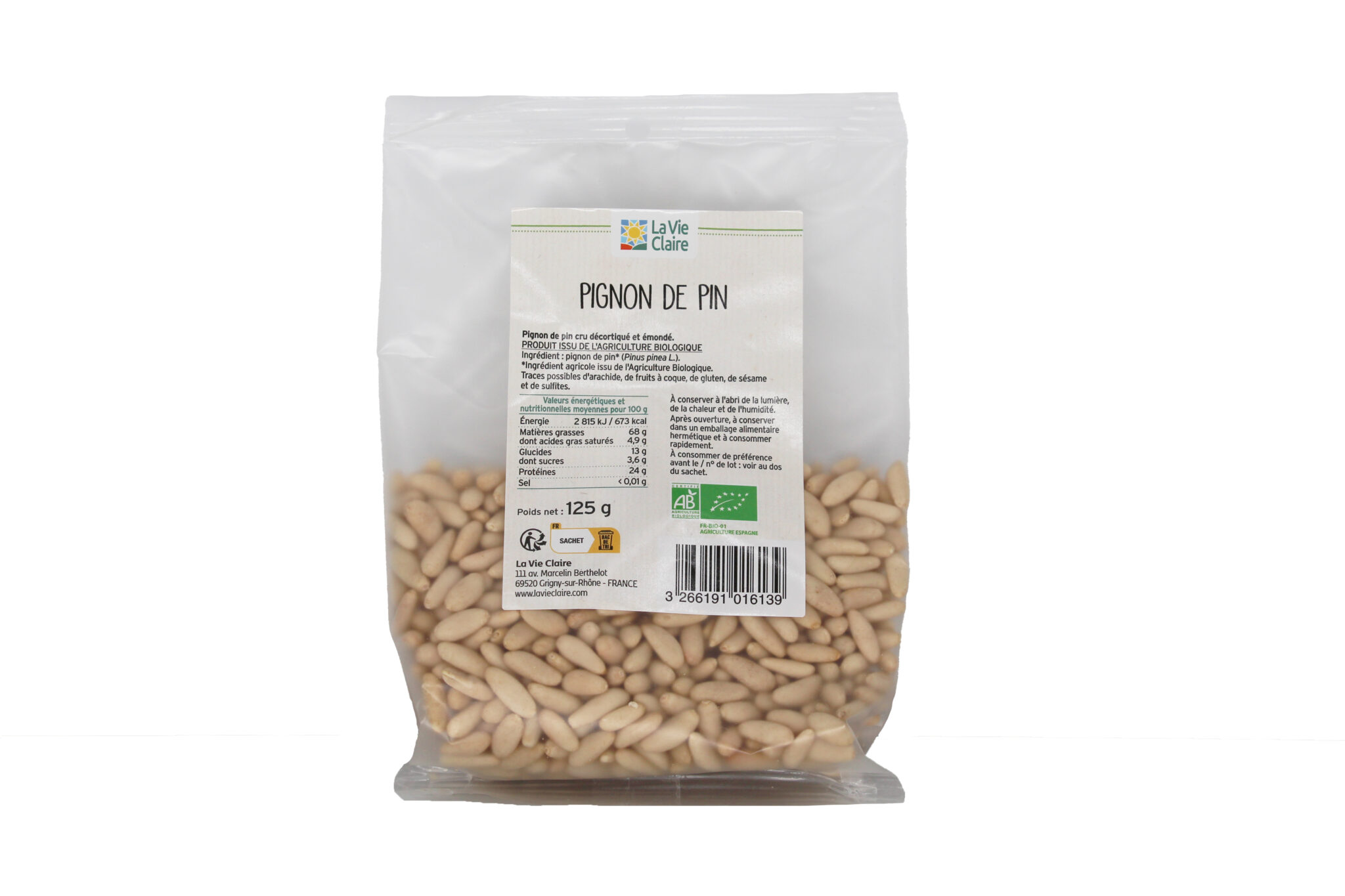 Pignon de pain bio