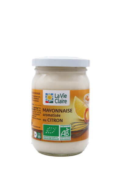 Mayonnaise aromatisée au citron bio