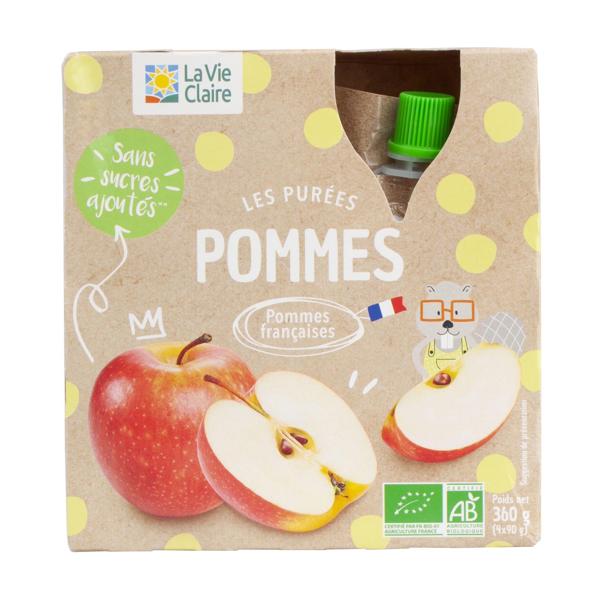 PUREE DE POMME sans sucres ajoutés