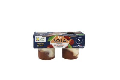 Dessert soja bicouche châtaigne bio