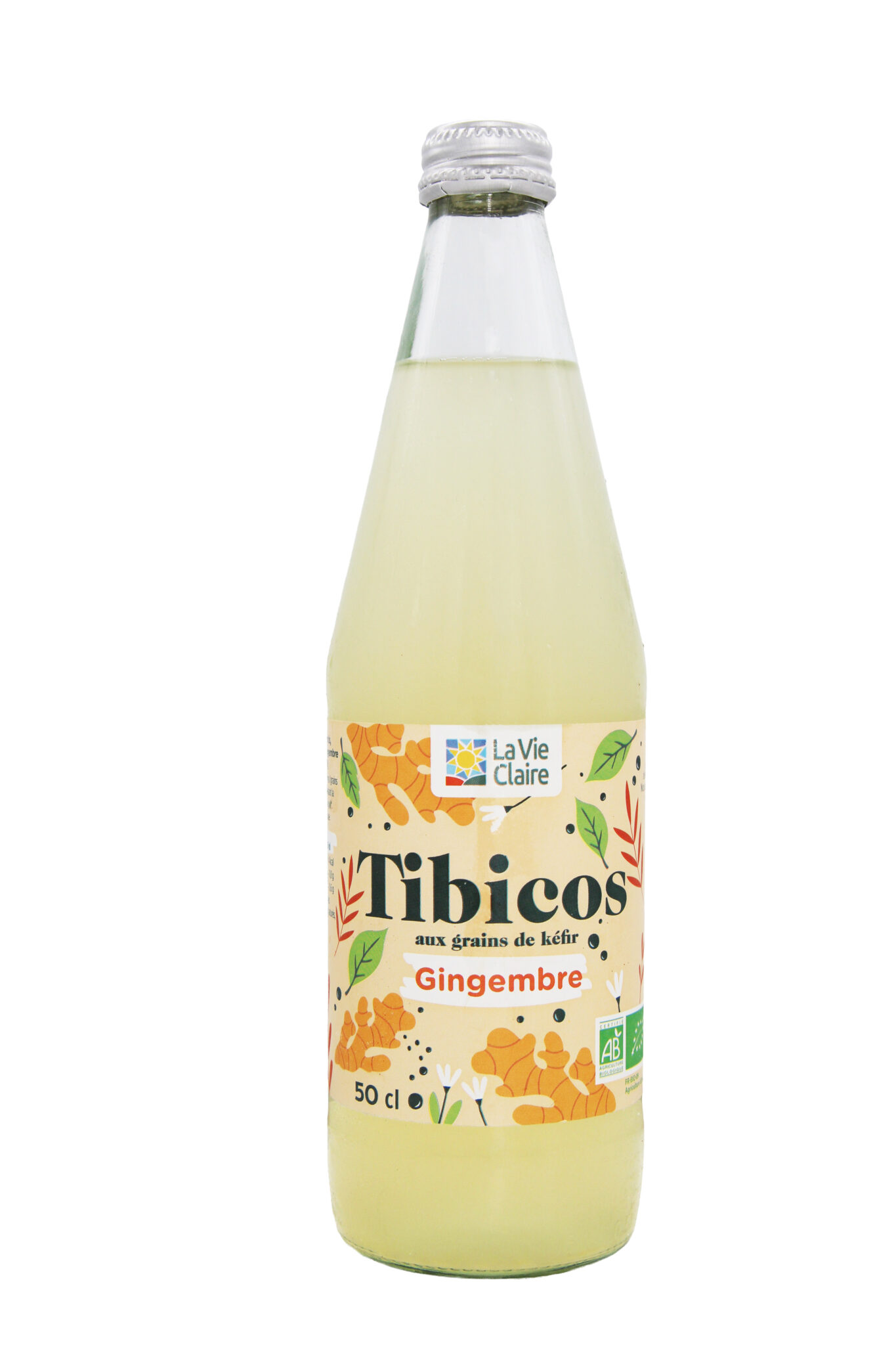 Tibicos aux grains de kéfir et au gingembre bio