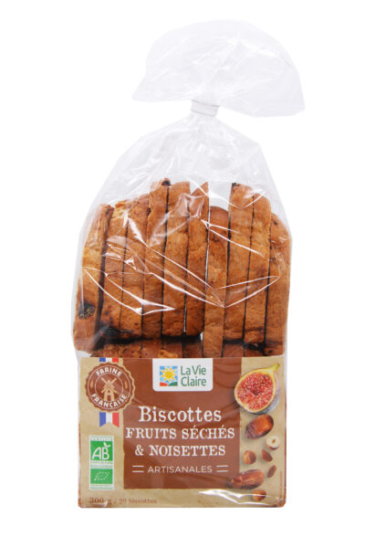 Biscottes gourmandes aux fruits bio