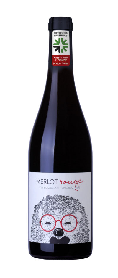 Vin rouge Merlot  bio - Herisson
