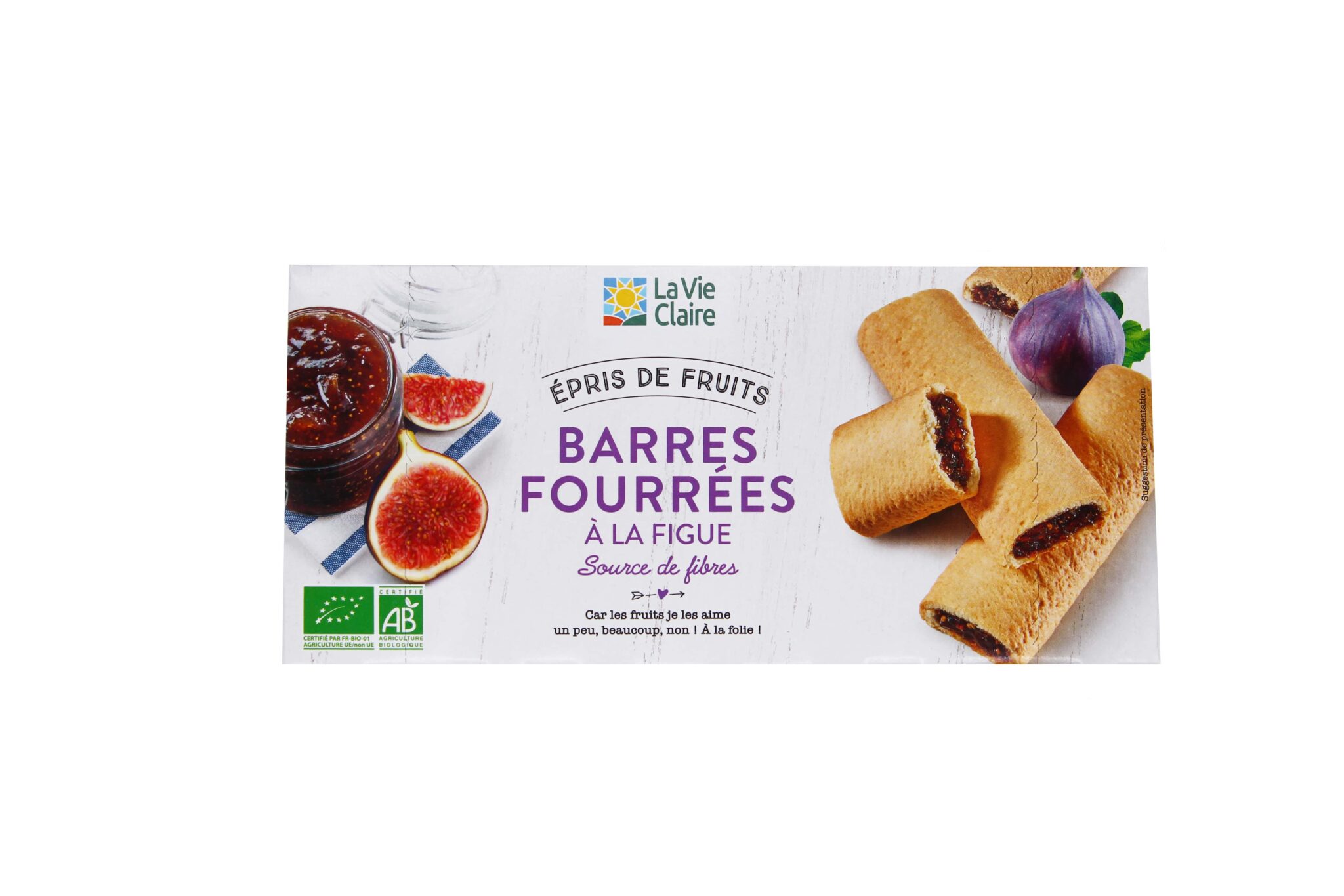Barres fourrées à la figue bio