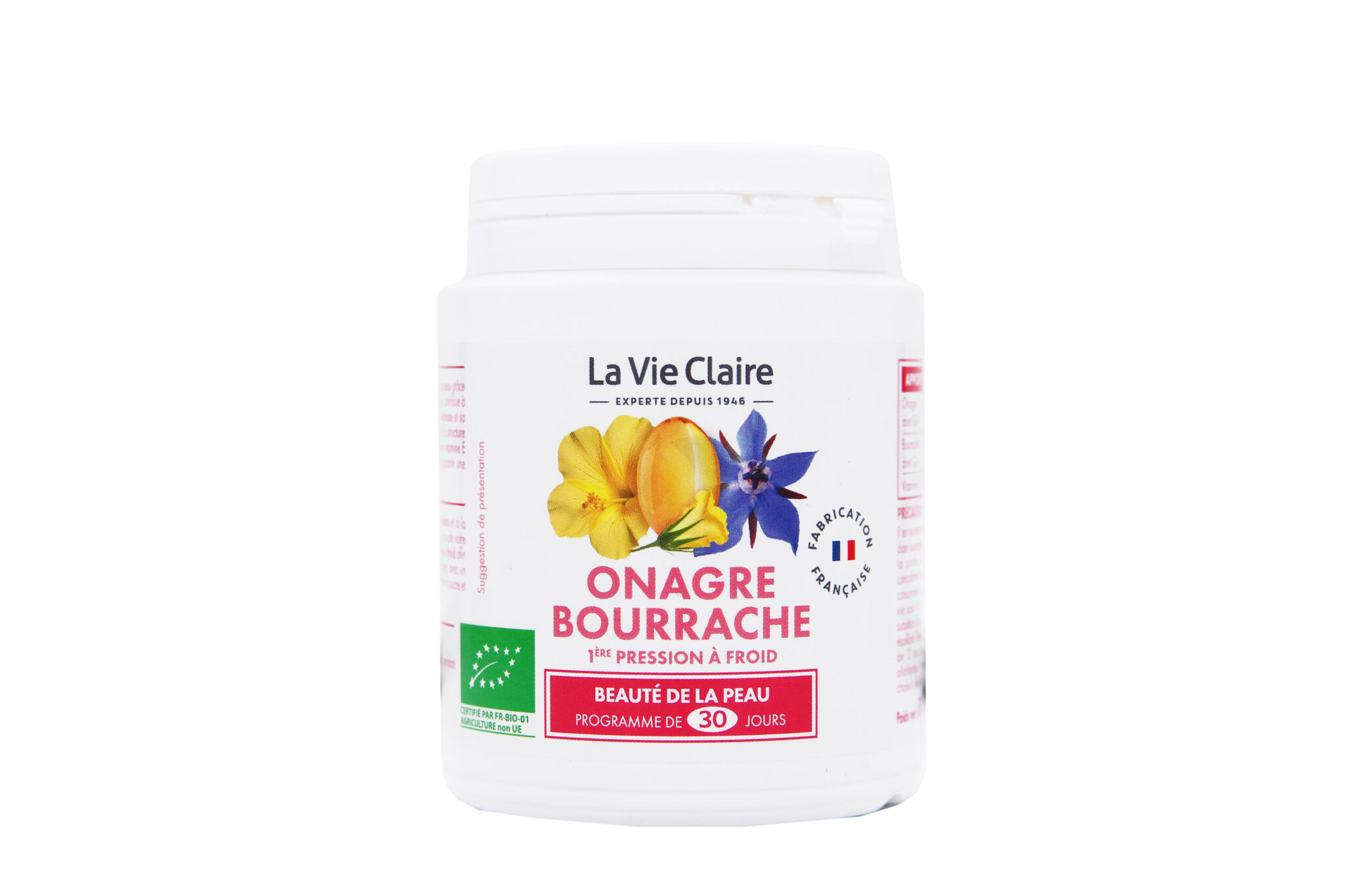 Onagre et de bourrache bio