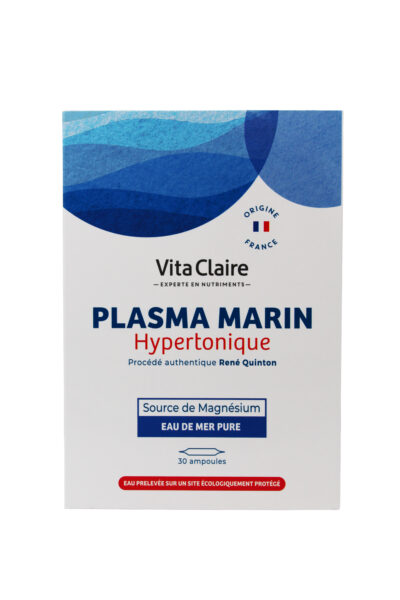 Plasma marin hypertonique - 30 ampoules