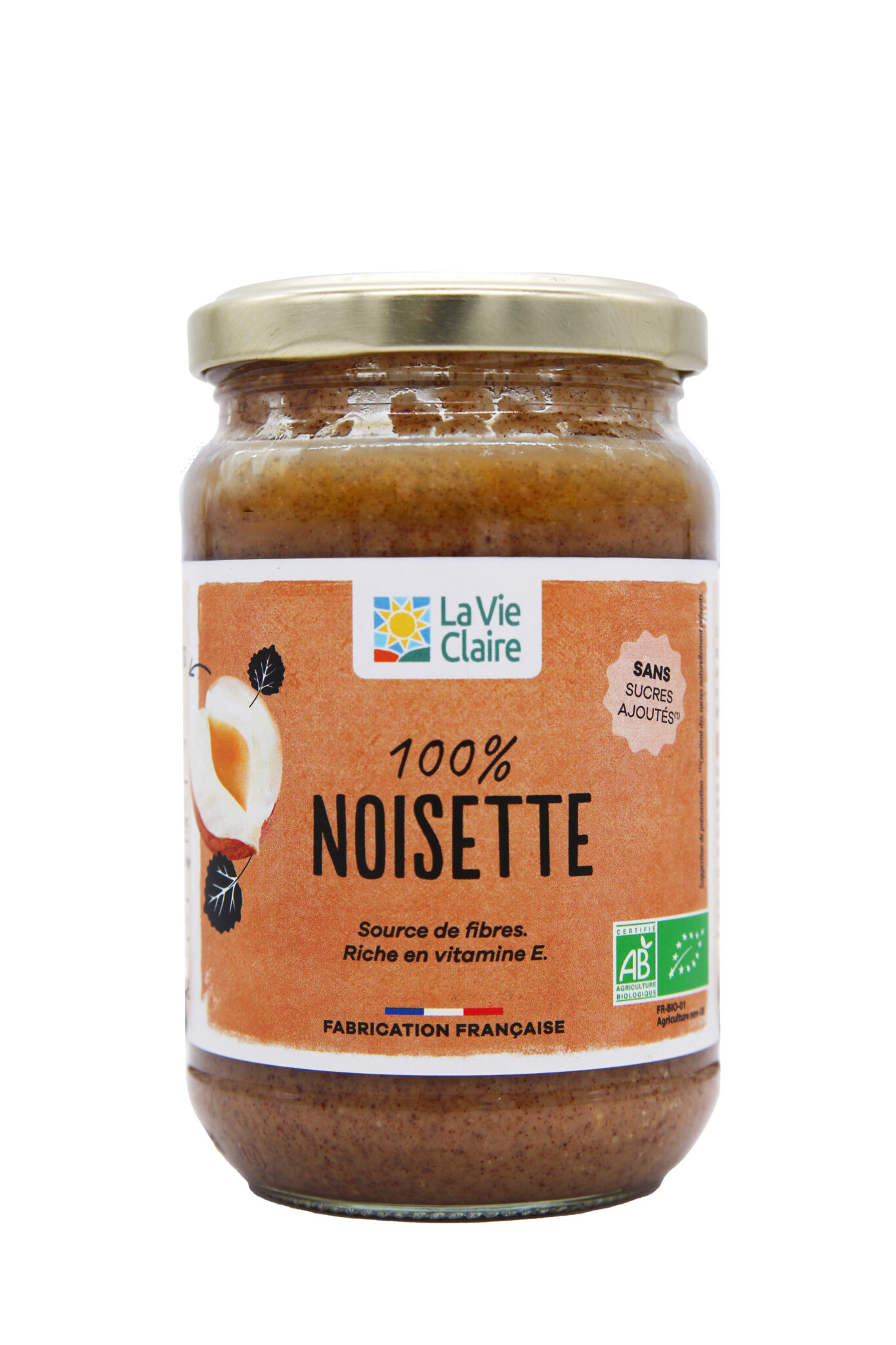Purée de noisettes bio