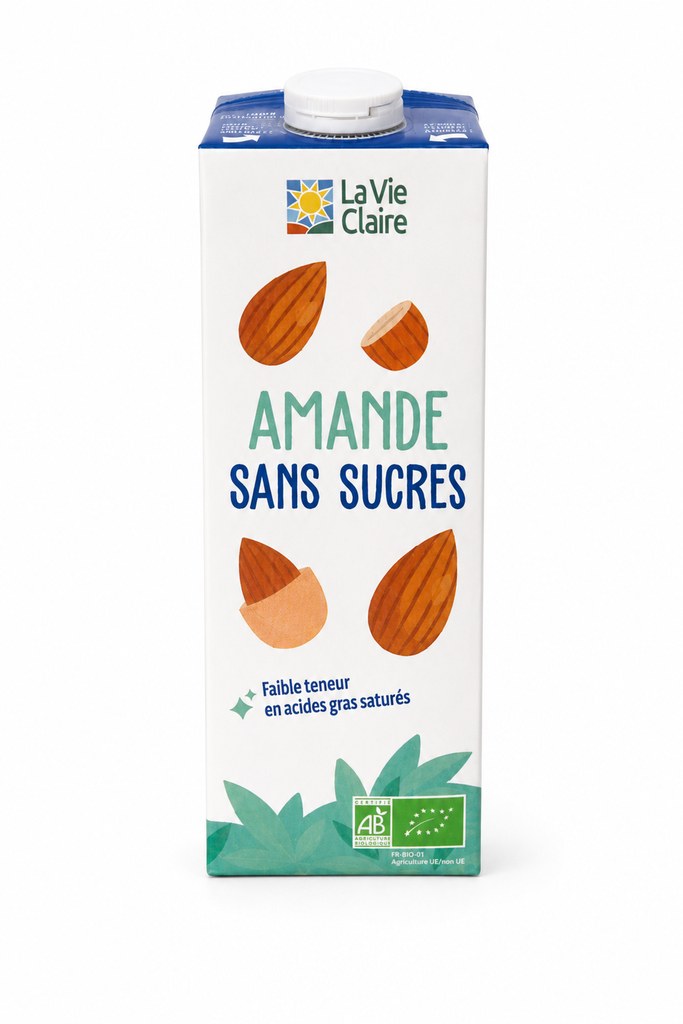 Boisson amande sans sucres bio