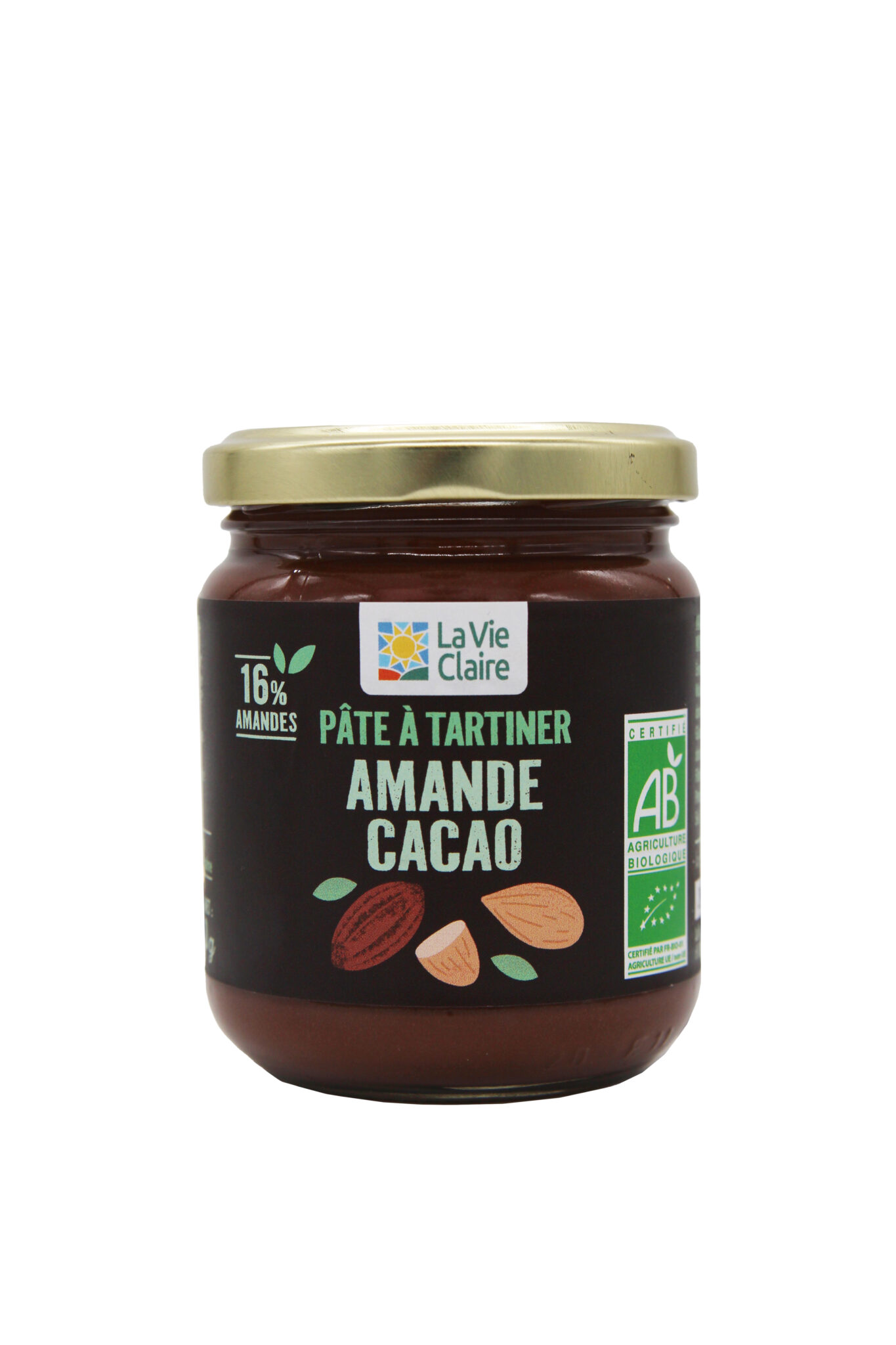 Pâte à tartiner amande cacao bio