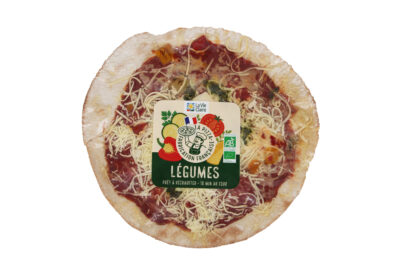 Pizza aux légumes bio