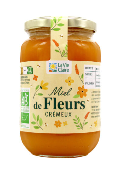 Miel de fleurs crémeux