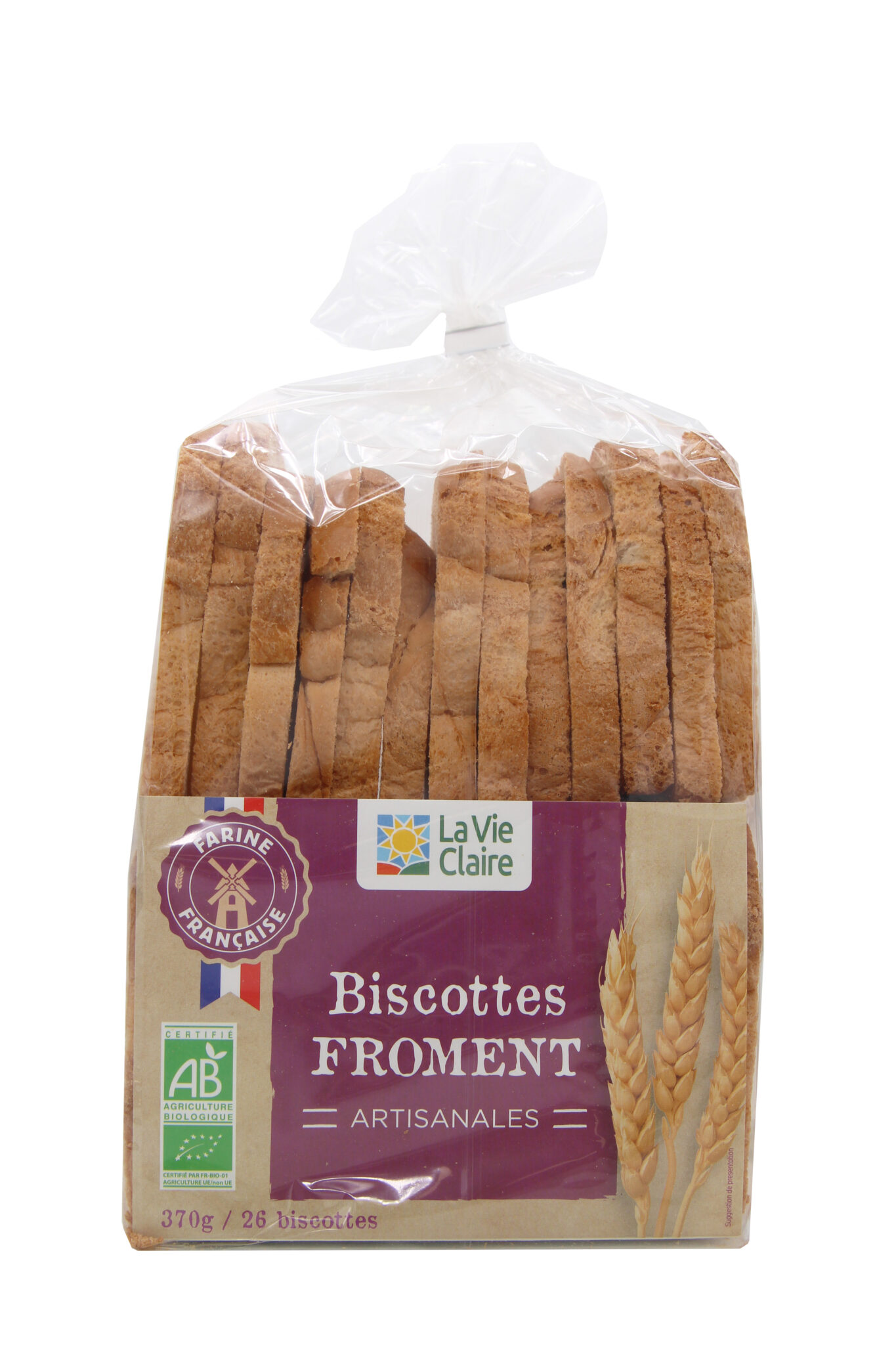 Biscotte au froment bio