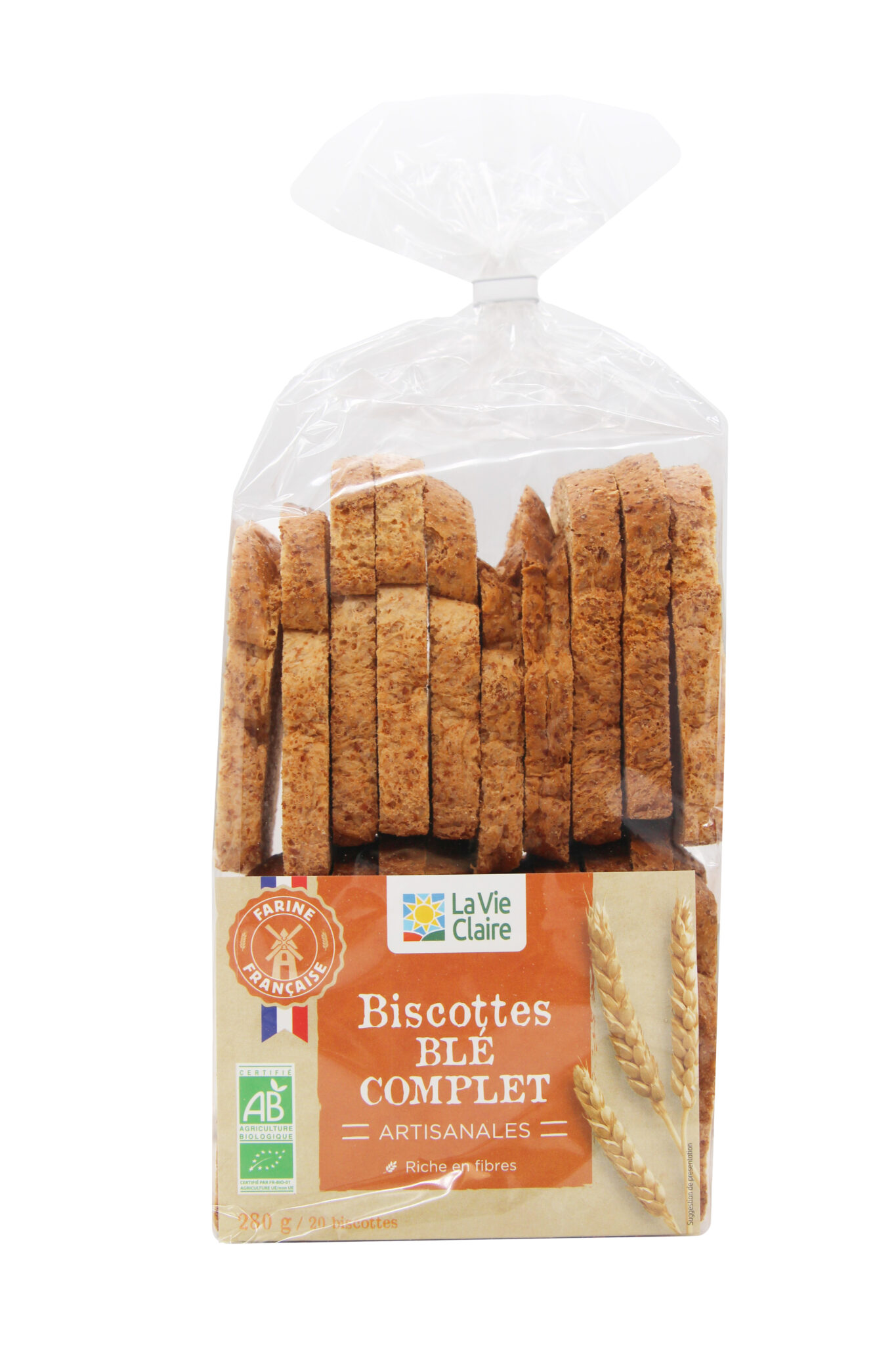 Biscotte complète bio