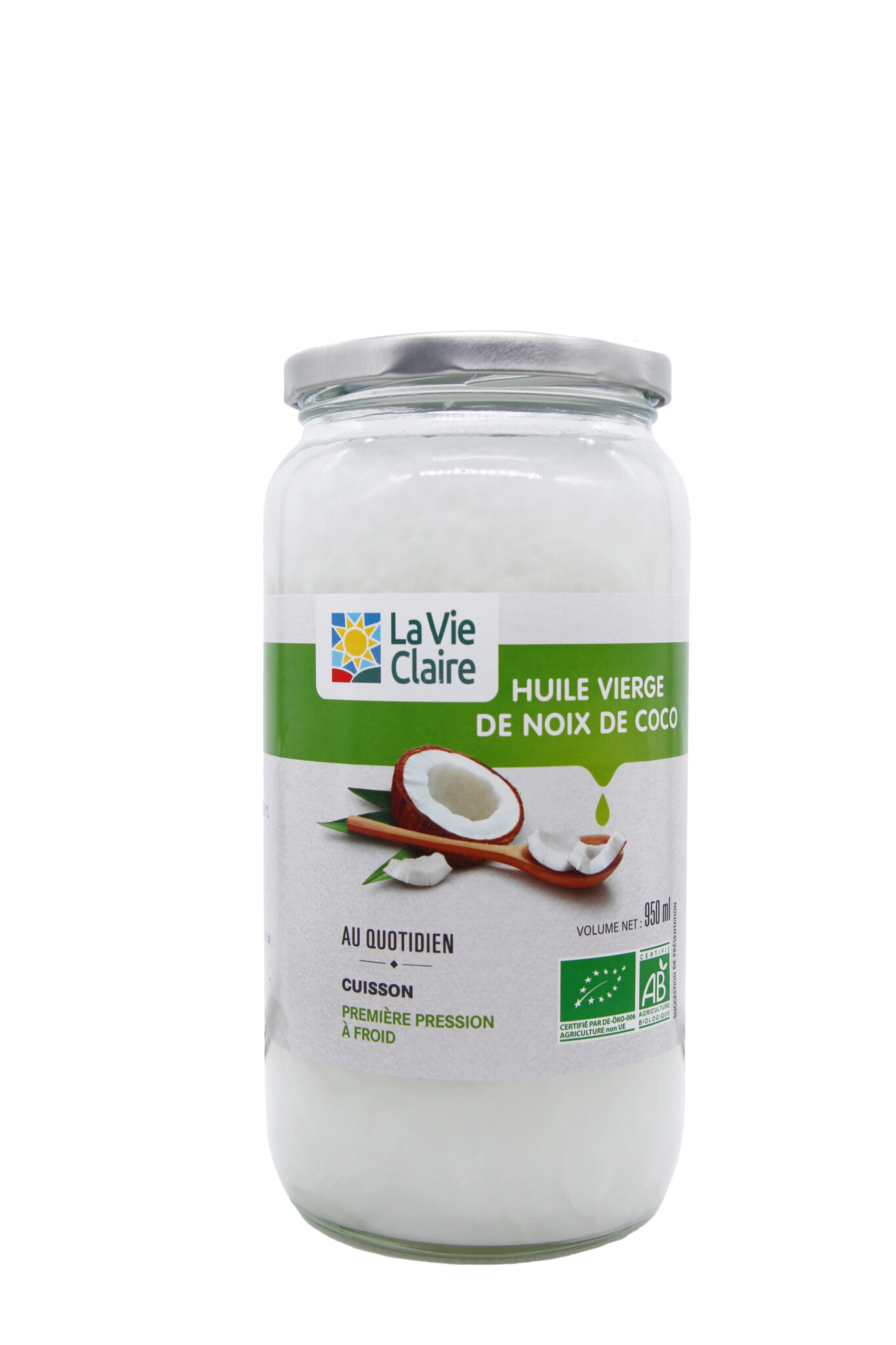 Huile vierge de coco bio
