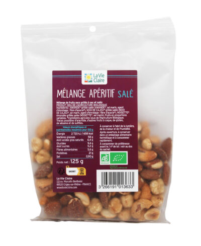 Mélange apéritif salé bio