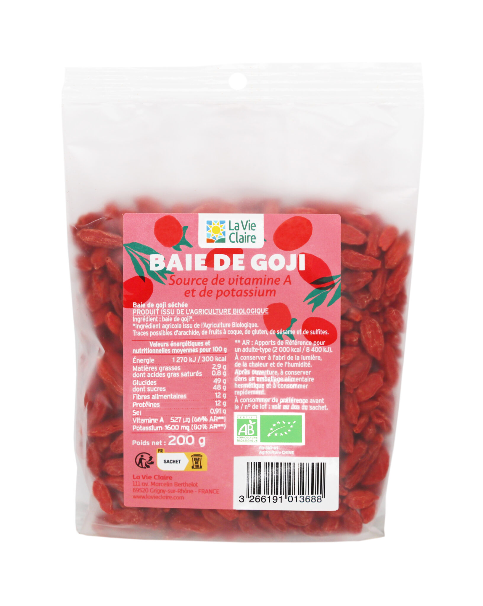 Baie de goji bio