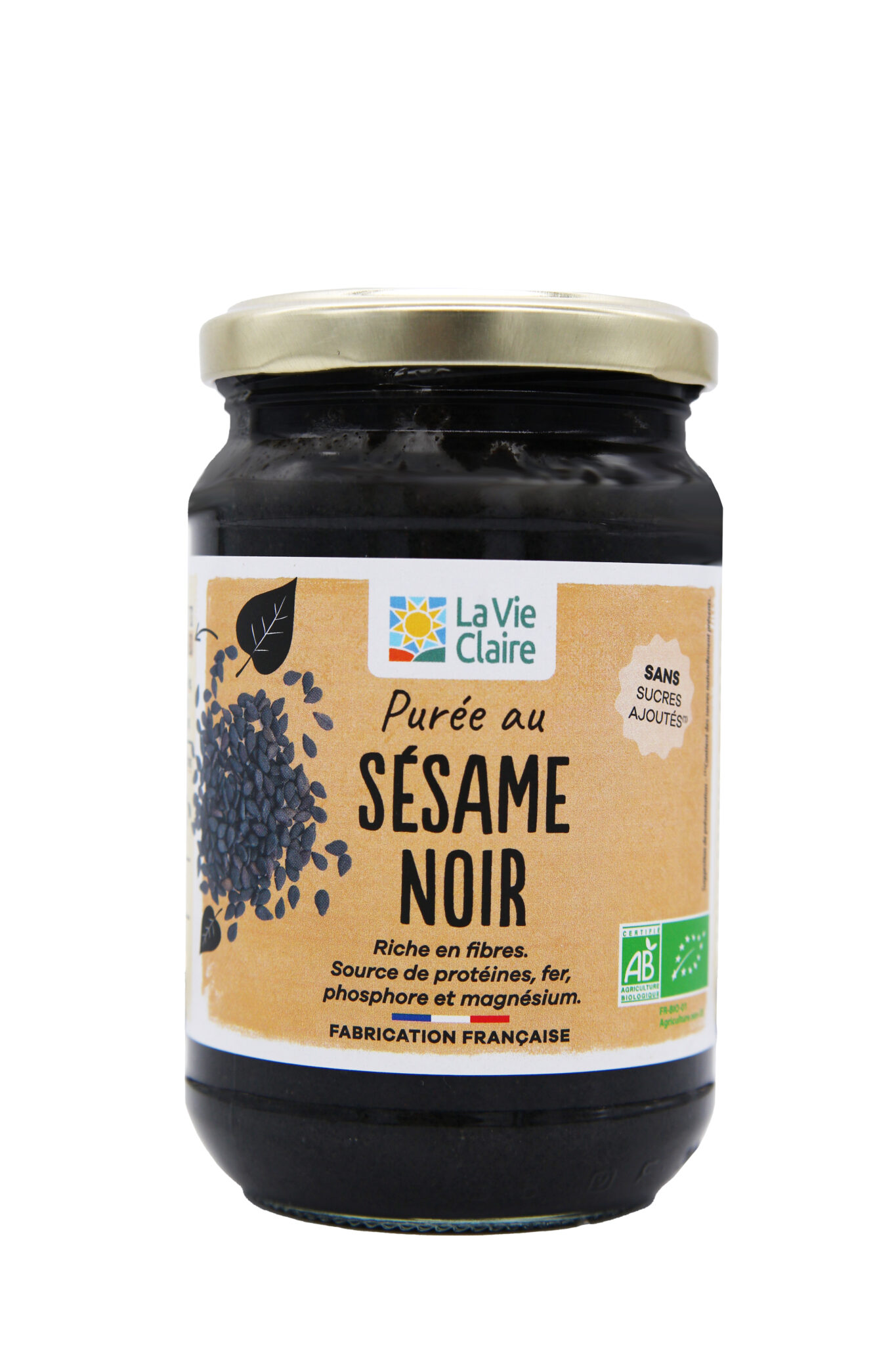 Purée de sésame noir toasté complet bio