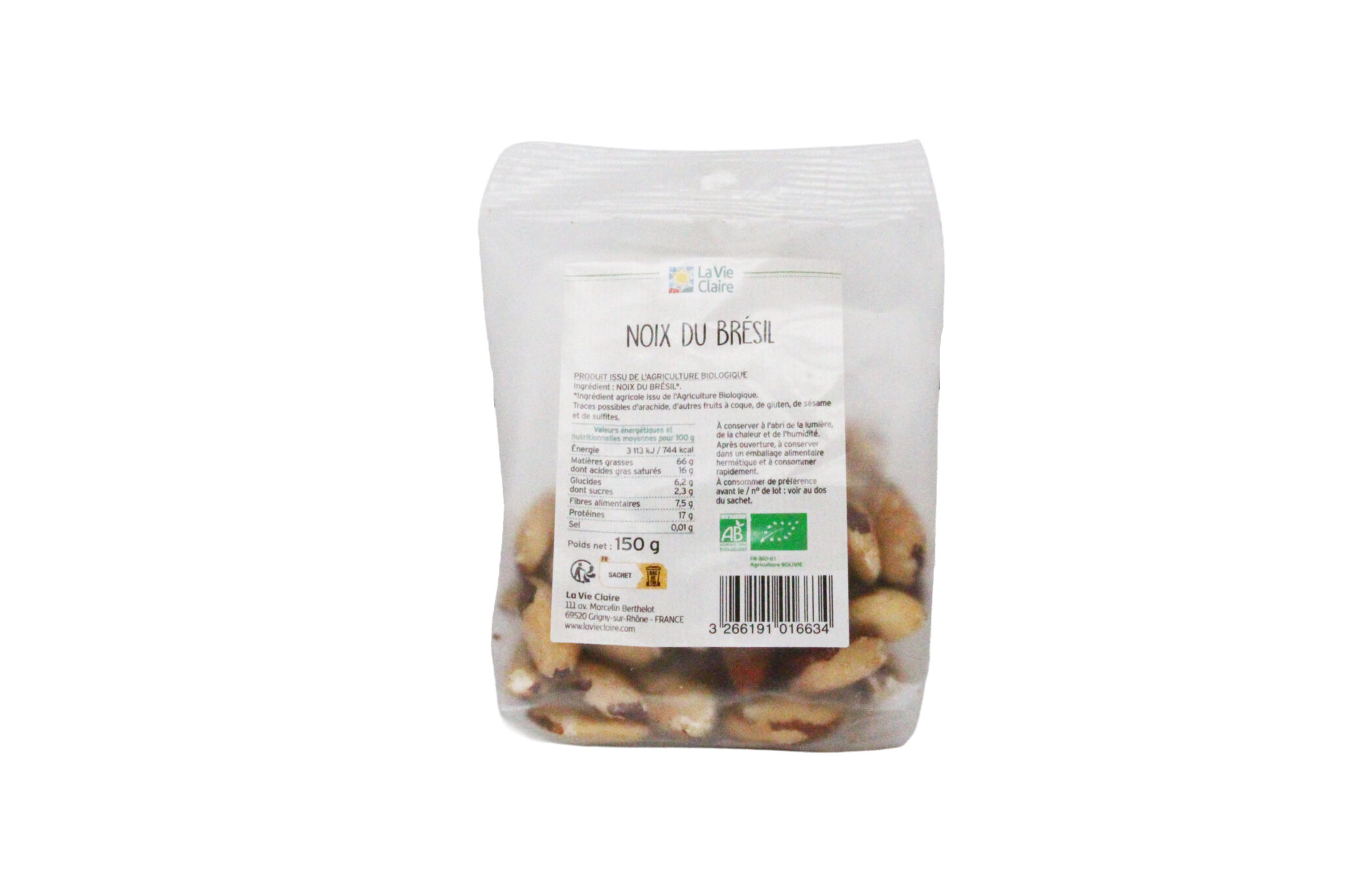 Noix du Brésil bio