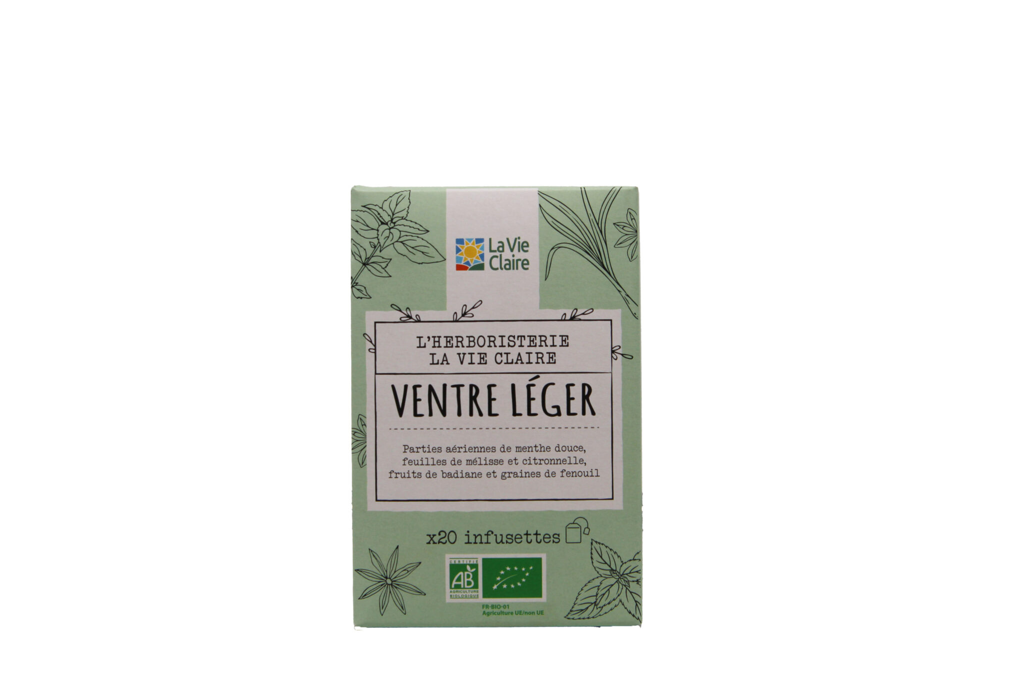 Infusion ventre léger 20 sachets