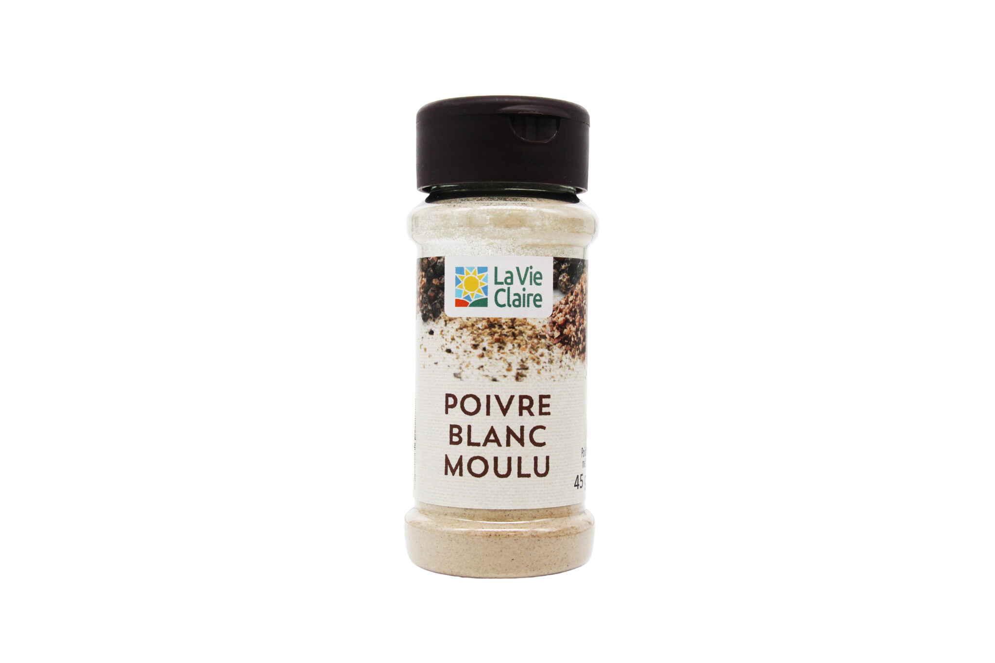 Poivre blanc moulu bio