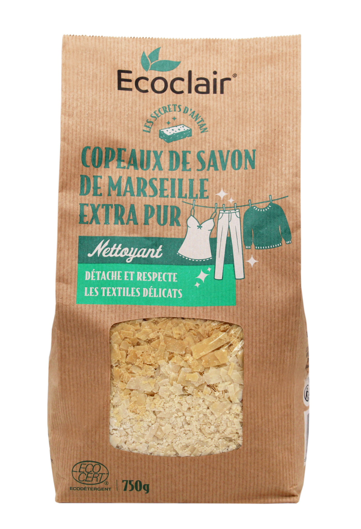 Savon de marseille en copeaux extra-pur
