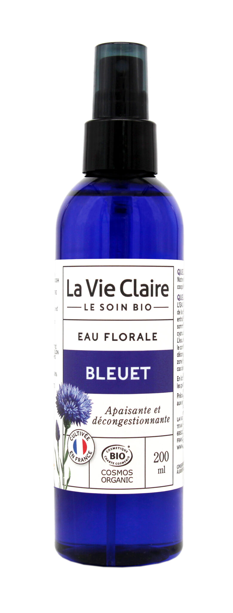 Eau florale de bleuet