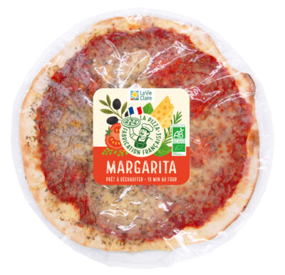 Pizza margarita bio
